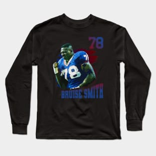 Bruise Smith || 78 || Retro Football Long Sleeve T-Shirt